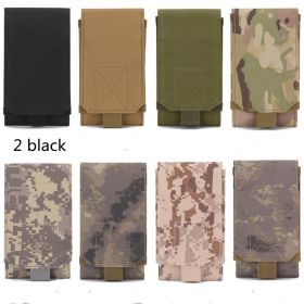 Molle Mobile Phone Bag Waist Bag Men's Sports Running Coin Purse Universal Multifunctional Vertical Belt Portable Wear Belt (Option: 2style-One size)