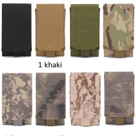 Molle Mobile Phone Bag Waist Bag Men's Sports Running Coin Purse Universal Multifunctional Vertical Belt Portable Wear Belt (Option: 1style-One size)