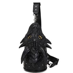 Chain Portable One Shoulder Crossbody Bag (Option: Black)