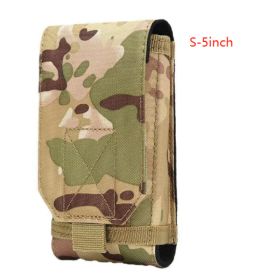 Molle Mobile Phone Bag Waist Bag Men's Sports Running Coin Purse Universal Multifunctional Vertical Belt Portable Wear Belt (Option: 5style-S 5inch)