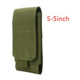Molle Mobile Phone Bag Waist Bag Men's Sports Running Coin Purse Universal Multifunctional Vertical Belt Portable Wear Belt (Option: 2style-S 5inch)